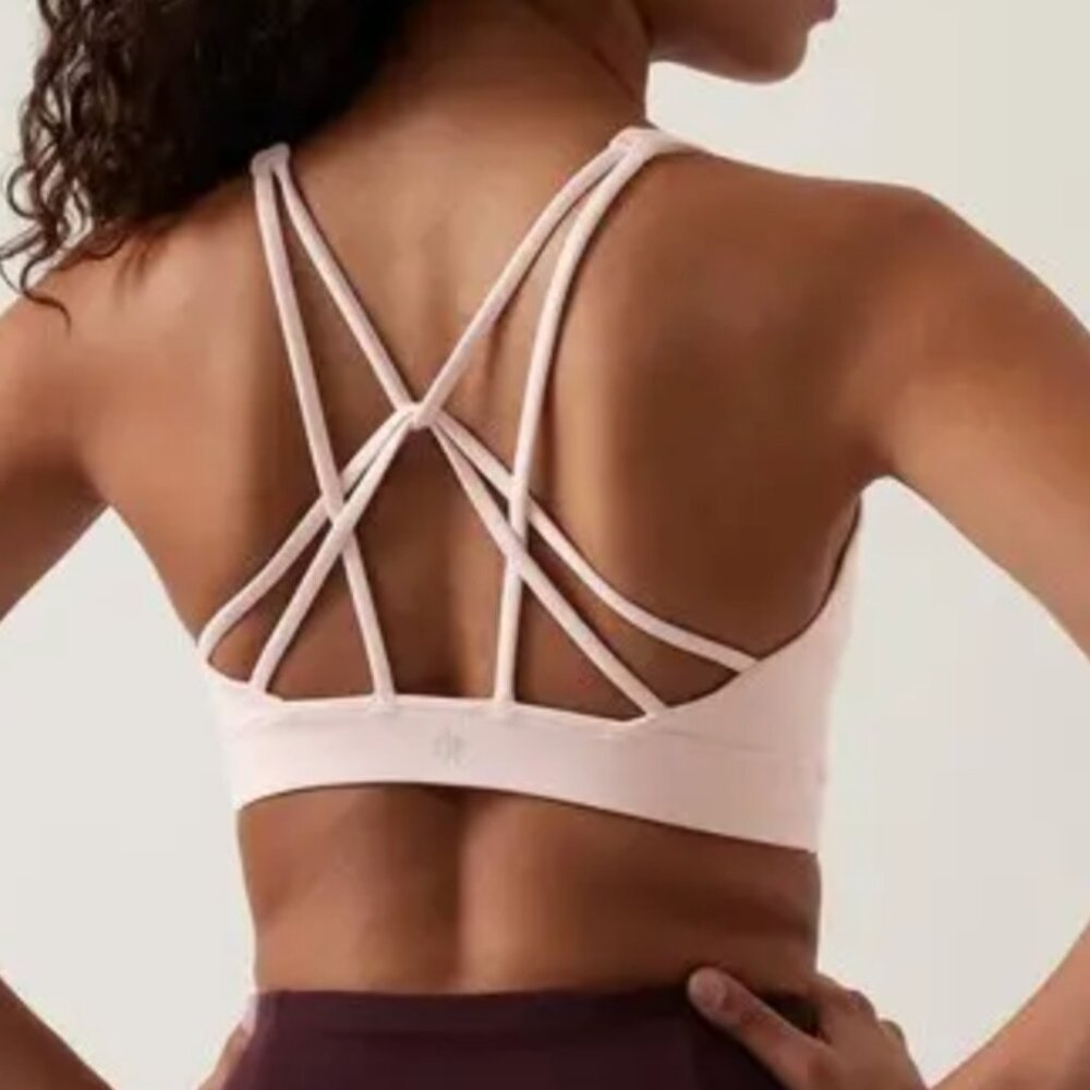 Athleta Solace Bra - Orchid Pink Large